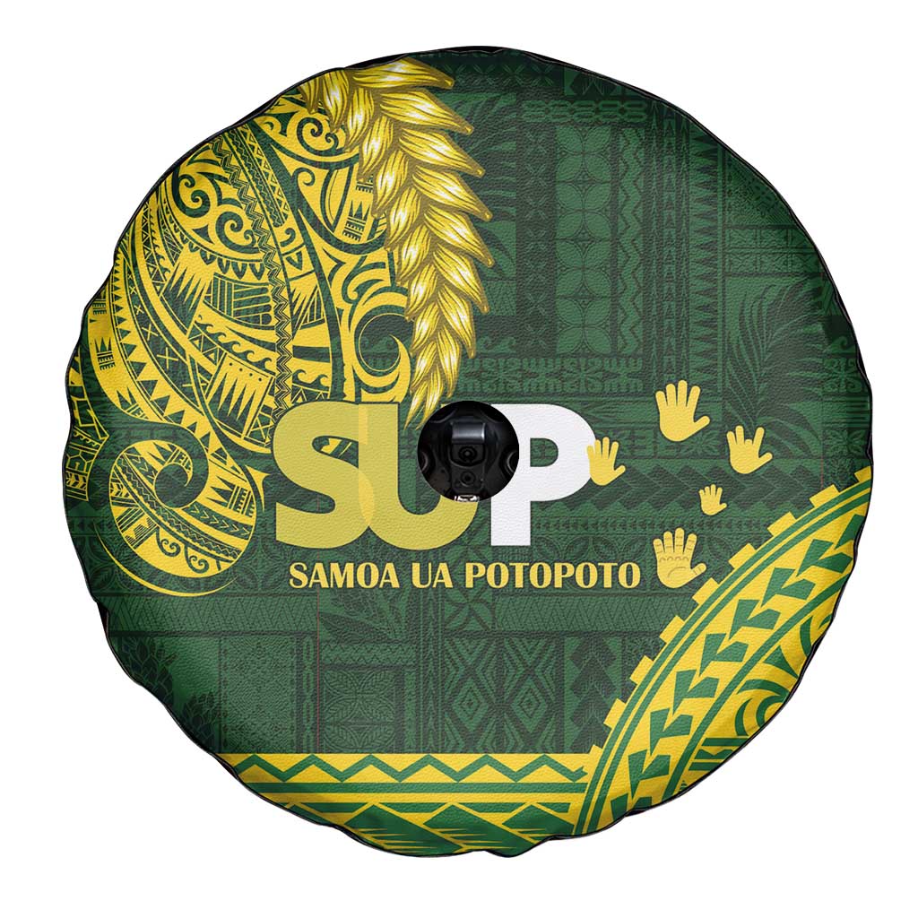 Samoa SUP Spare Tire Cover Samoan Motif Patterns - Polynesian Pride