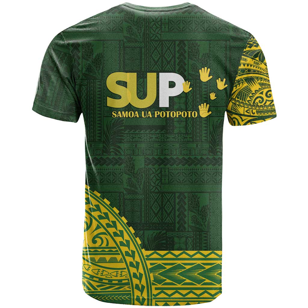 Samoa SUP T Shirt Samoan Motif Patterns - Polynesian Pride