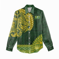 Samoa SUP Women Casual Shirt Samoan Motif Patterns - Polynesian Pride