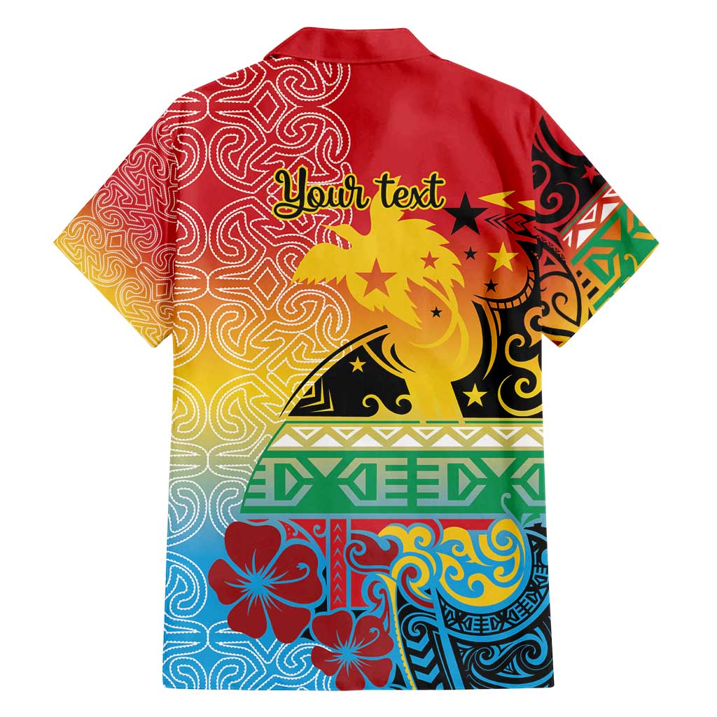 Personalised Torba PNG Day Family Matching Off Shoulder Maxi Dress and Hawaiian Shirt Oro Tapa Pattern - Polynesian Pride