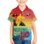 Personalised Torba PNG Day Family Matching Off Shoulder Short Dress and Hawaiian Shirt Oro Tapa Pattern - Polynesian Pride