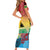 Personalised Torba PNG Day Family Matching Short Sleeve Bodycon Dress and Hawaiian Shirt Oro Tapa Pattern - Polynesian Pride