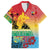 Personalised Torba PNG Day Family Matching Tank Maxi Dress and Hawaiian Shirt Oro Tapa Pattern - Polynesian Pride