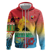 Personalised Torba PNG Day Hoodie Oro Tapa Pattern - Polynesian Pride