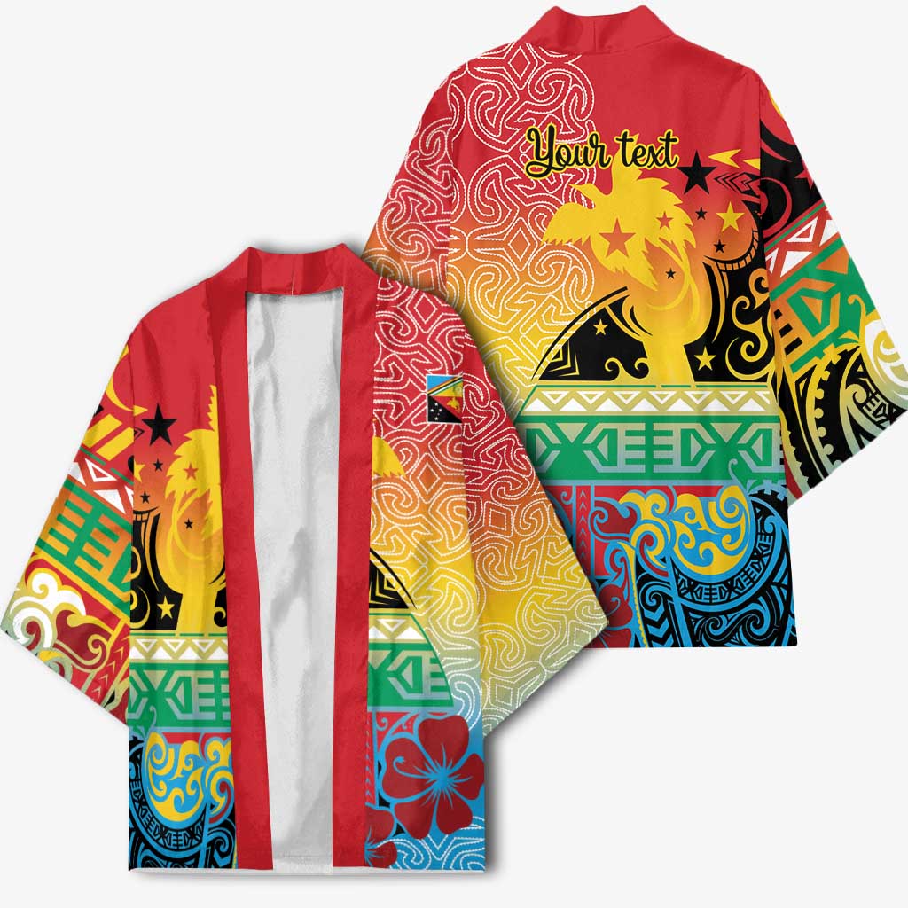 Personalised Torba PNG Day Kimono Oro Tapa Pattern - Polynesian Pride