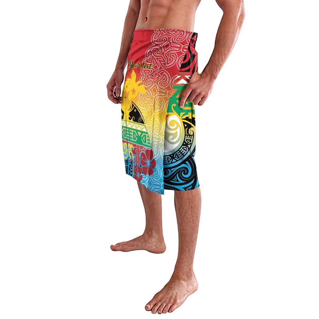 Personalised Torba PNG Day Lavalava Oro Tapa Pattern - Polynesian Pride