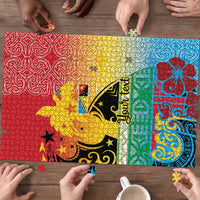 Personalised Torba PNG Day Puzzle Oro Tapa Pattern - Polynesian Pride