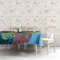 Personalised Torba PNG Day Tablecloth Oro Tapa Pattern - Polynesian Pride