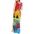 Personalised Torba PNG Day Tank Maxi Dress Oro Tapa Pattern - Polynesian Pride
