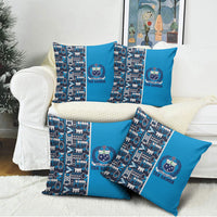 Samoan Warrior Island Heritage Pillow Cover Ocean Island Geometry Blue Style LT9 - Polynesian Pride