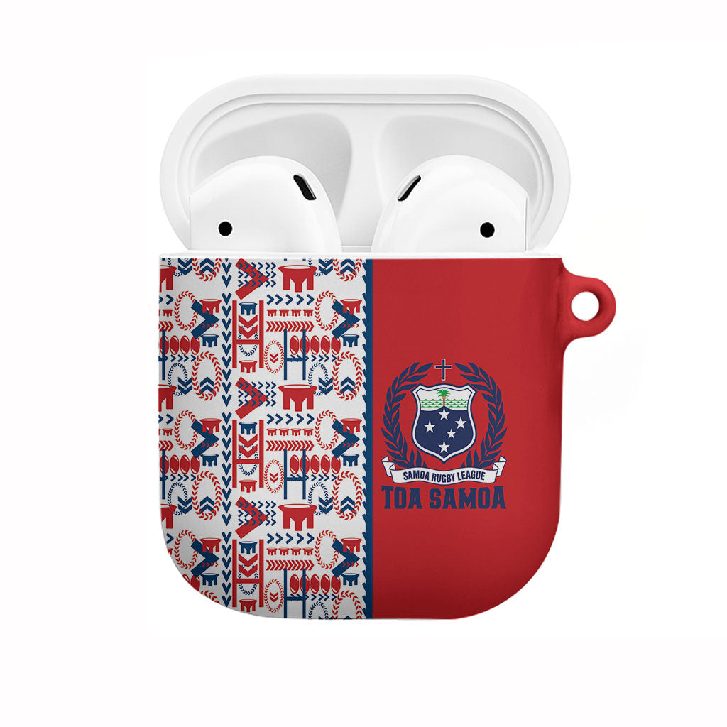 Samoan Warrior Island Heritage AirPods Case Ocean Island Geometry Red Style LT9 Red - Polynesian Pride
