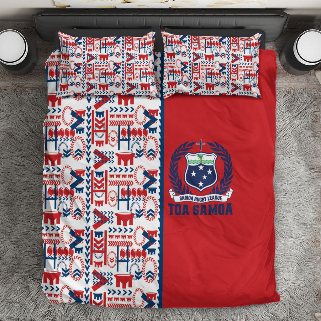 Samoan Warrior Island Heritage Bedding Set Ocean Island Geometry Red Style LT9 Red - Polynesian Pride