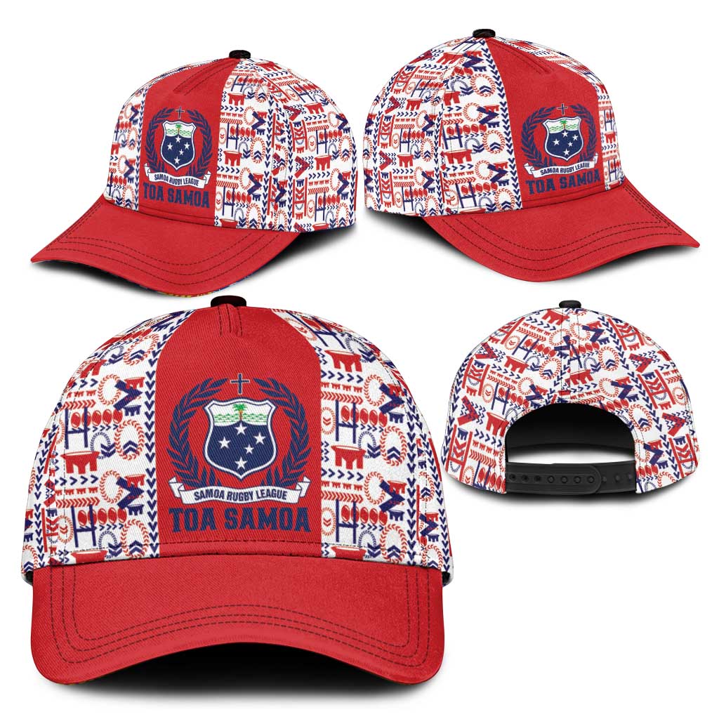 Samoan Warrior Island Heritage Classic Cap Ocean Island Geometry Red Style LT9 - Polynesian Pride