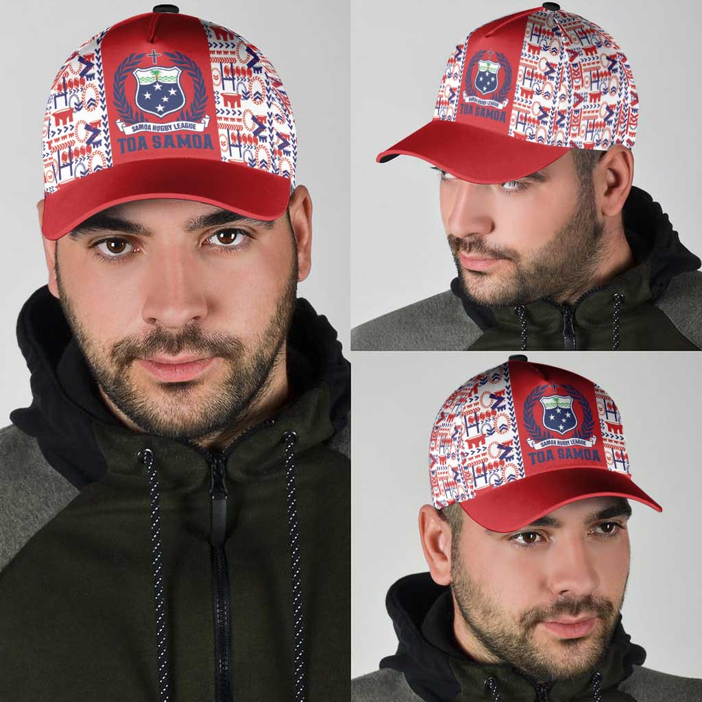 Samoan Warrior Island Heritage Classic Cap Ocean Island Geometry Red Style LT9 - Polynesian Pride