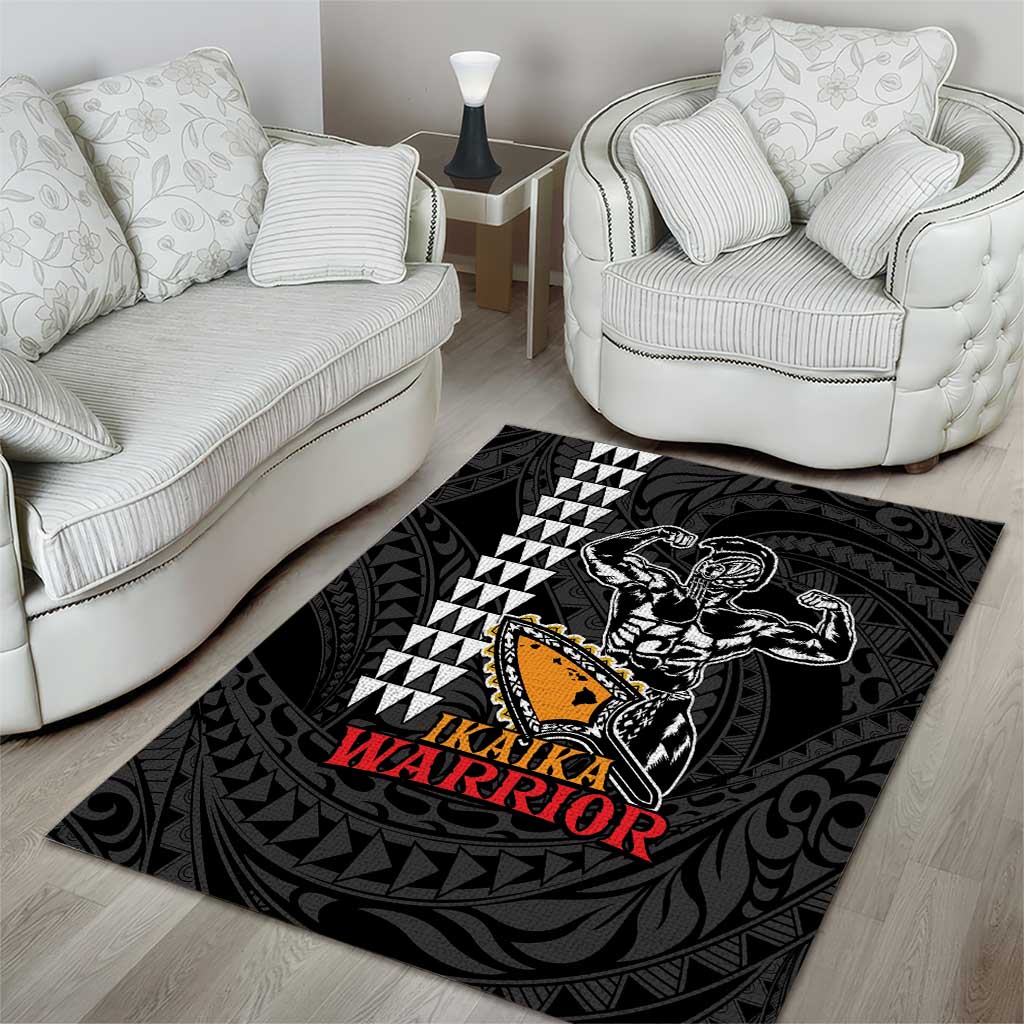 Aloha Spirit Ikaika Warrior Helmet Area Rug