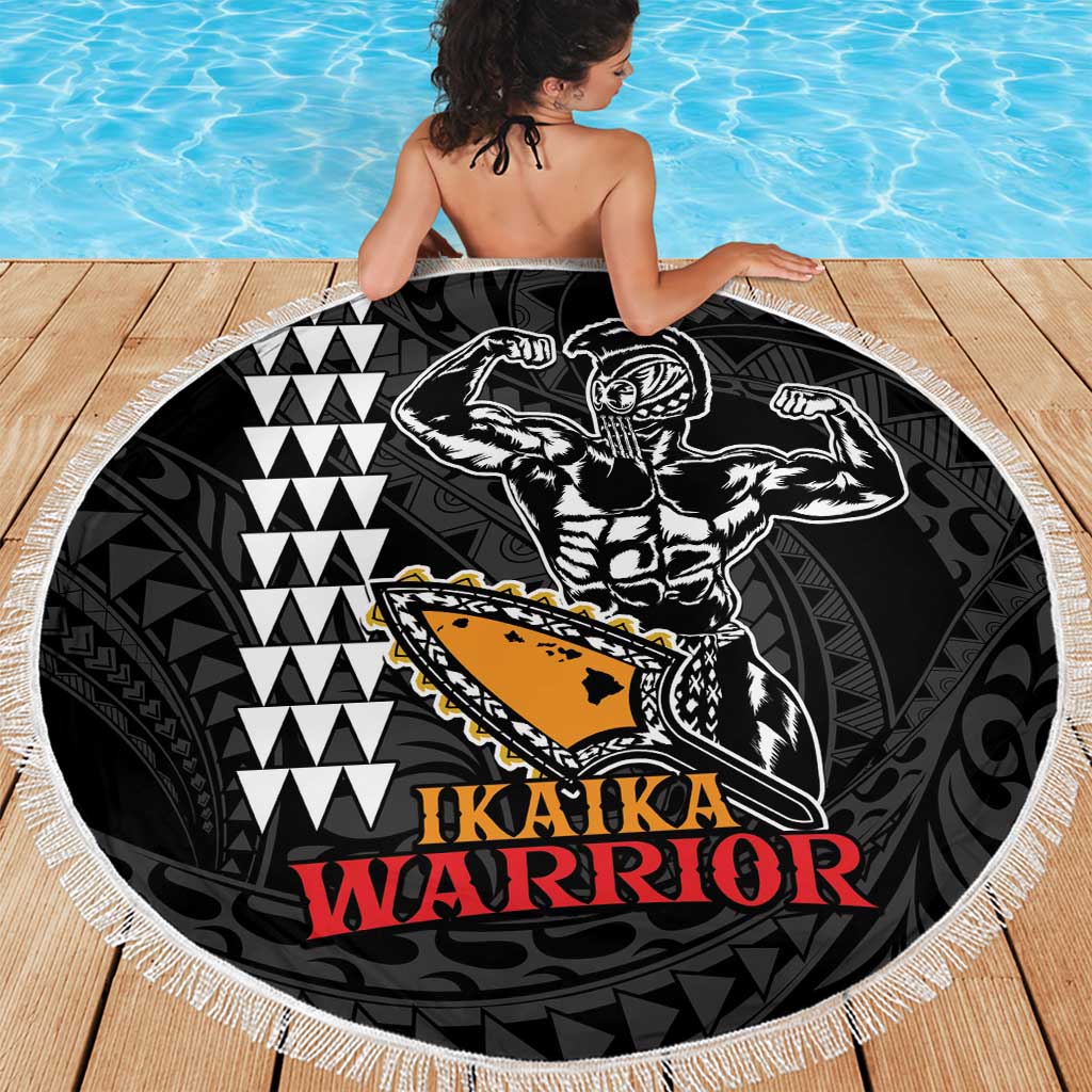 Aloha Spirit Ikaika Warrior Helmet Beach Blanket LT9 - Polynesian Pride