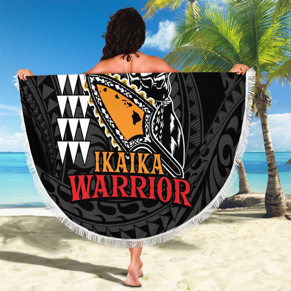 Aloha Spirit Ikaika Warrior Helmet Beach Blanket LT9 - Polynesian Pride