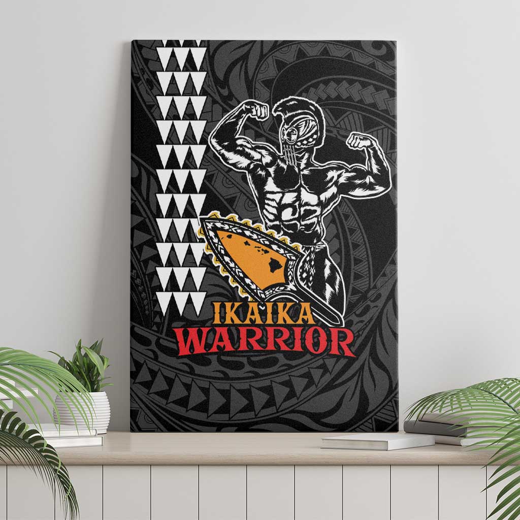 Aloha Spirit Ikaika Warrior Helmet Canvas Wall Art LT9 - Polynesian Pride