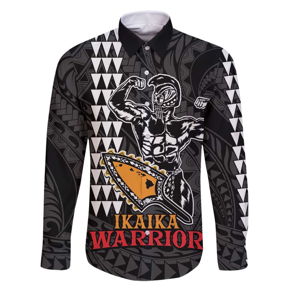 Aloha Spirit Ikaika Warrior Helmet Family Matching Puletasi and Hawaiian Shirt