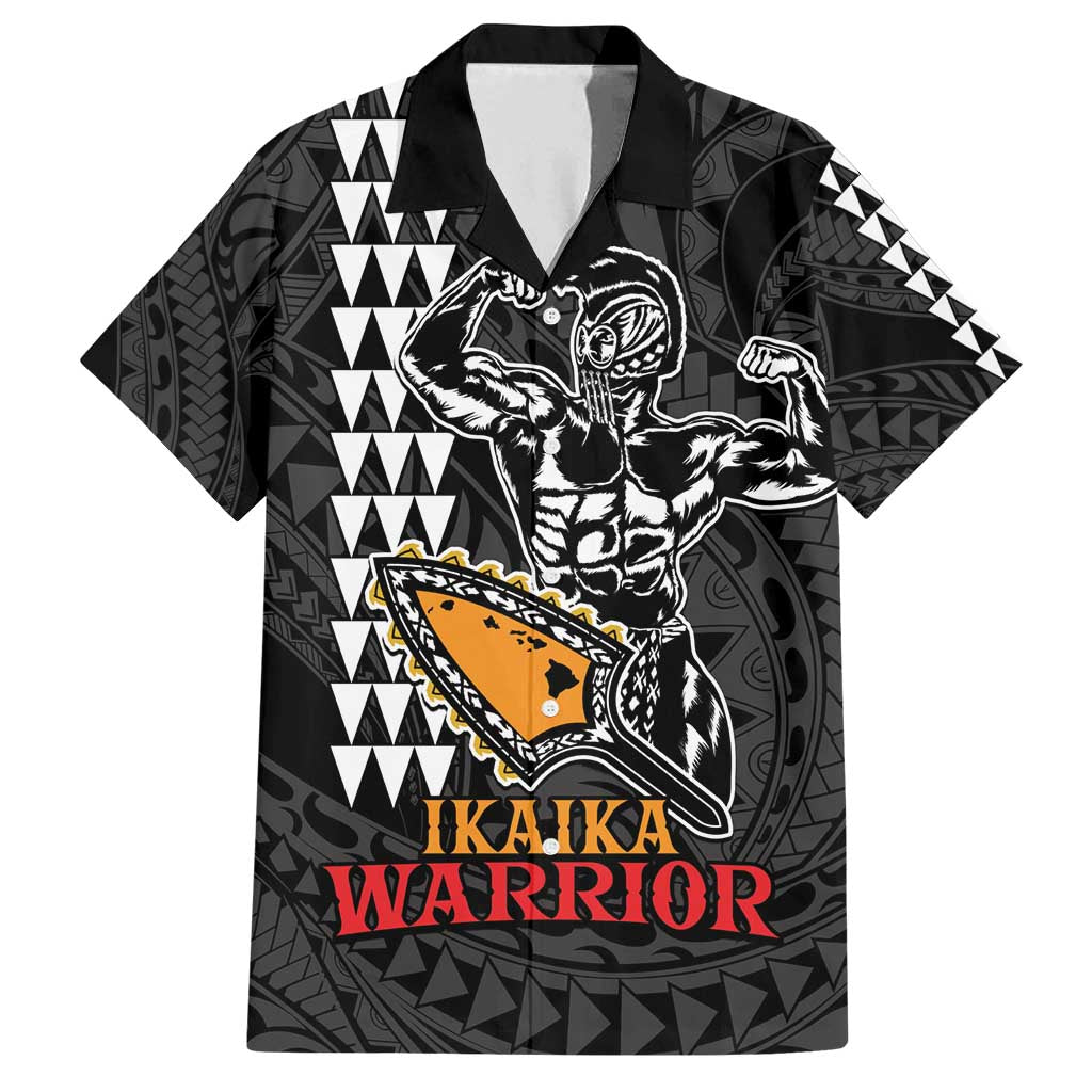 Aloha Spirit Ikaika Warrior Helmet Family Matching Tank Maxi Dress and Hawaiian Shirt