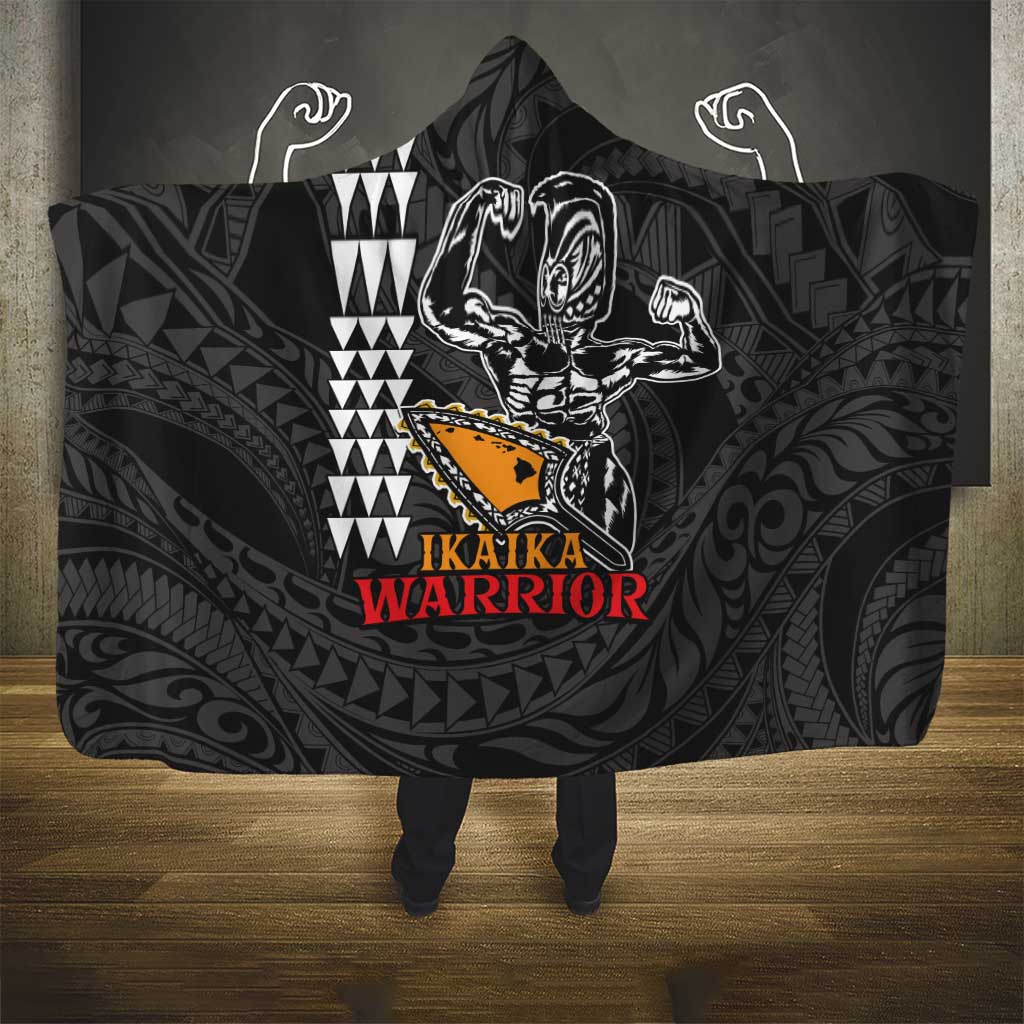 Aloha Spirit Ikaika Warrior Helmet Hooded Blanket LT9 - Polynesian Pride