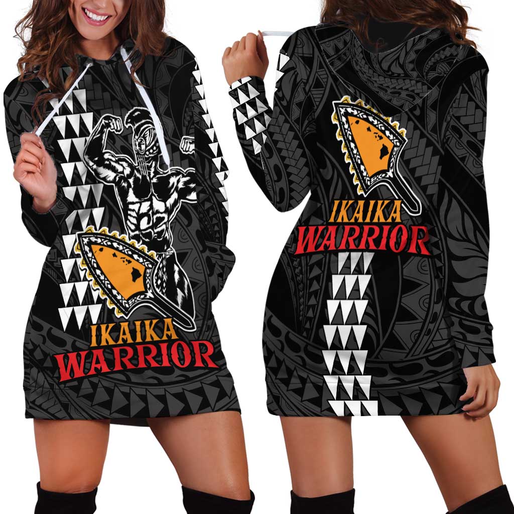 Aloha Spirit Ikaika Warrior Helmet Hoodie Dress LT9 - Polynesian Pride