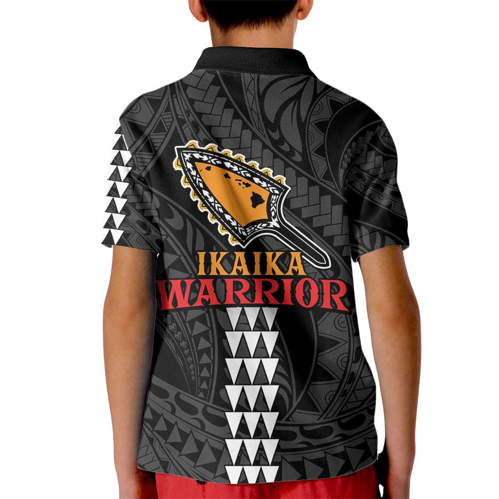 Aloha Spirit Ikaika Warrior Helmet Kid Polo Shirt