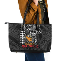 Aloha Spirit Ikaika Warrior Helmet Leather Tote Bag LT9 - Polynesian Pride