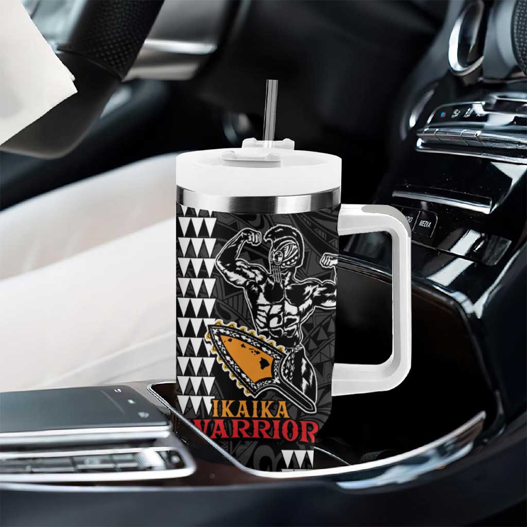 Aloha Spirit Ikaika Warrior Helmet Tumbler With Handle LT9 - Polynesian Pride