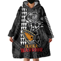 Aloha Spirit Ikaika Warrior Helmet Wearable Blanket Hoodie LT9 - Polynesian Pride