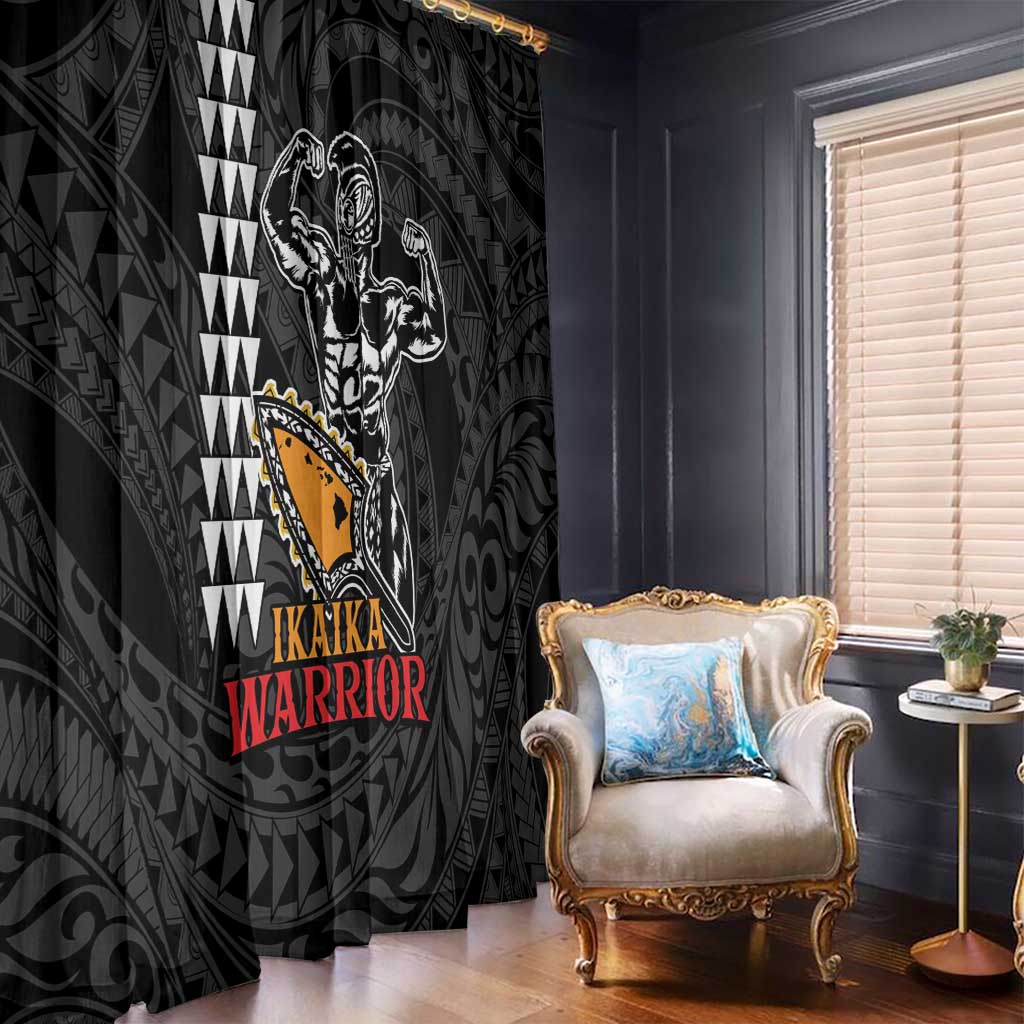 Aloha Spirit Ikaika Warrior Helmet Window Curtain LT9 - Polynesian Pride