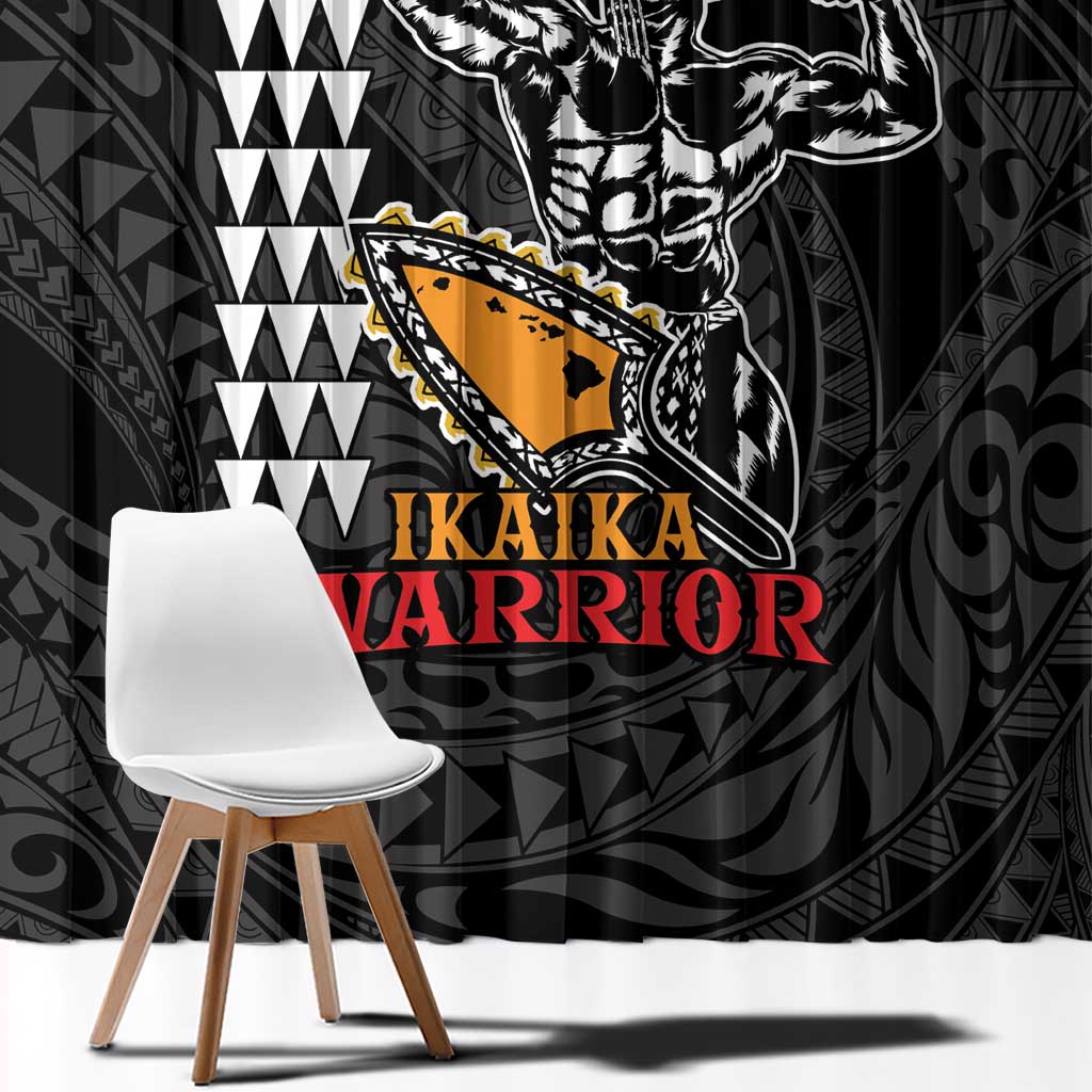 Aloha Spirit Ikaika Warrior Helmet Window Curtain LT9 - Polynesian Pride