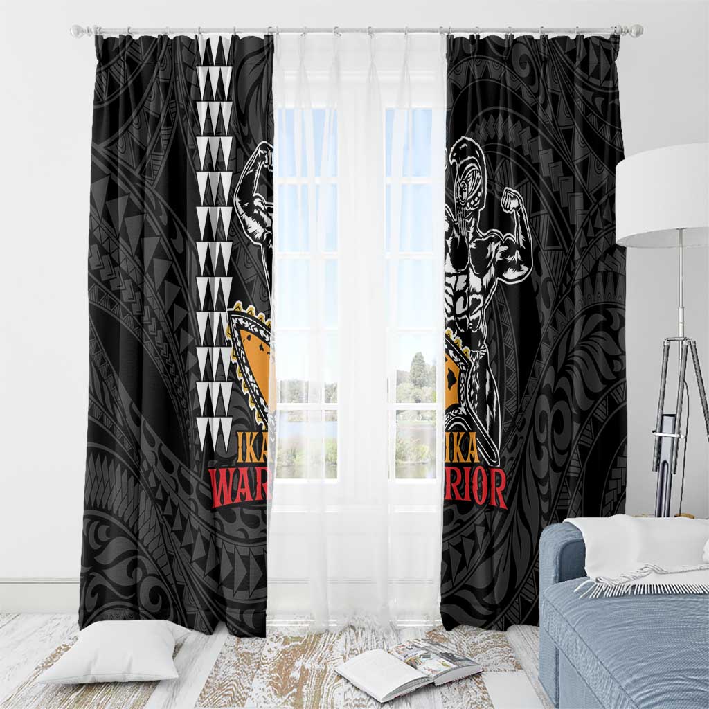 Aloha Spirit Ikaika Warrior Helmet Window Curtain LT9 - Polynesian Pride