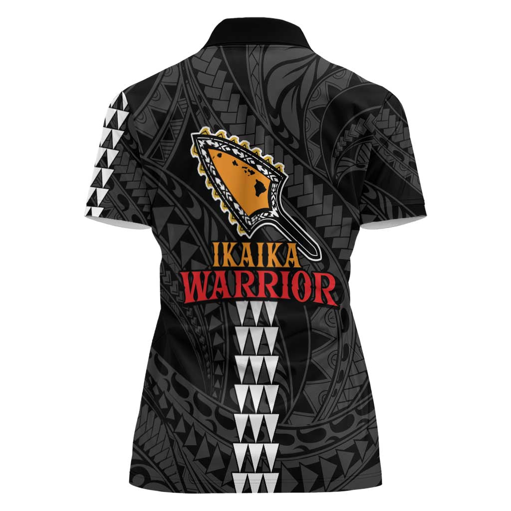 Aloha Spirit Ikaika Warrior Helmet Women Polo Shirt