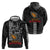 Aloha Spirit Ikaika Warrior Helmet Zip Hoodie