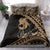 Ikaika Hawaiian Mythic Koa Tribal Warrior Bedding Set