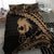 Ikaika Hawaiian Mythic Koa Tribal Warrior Bedding Set