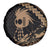 Ikaika Hawaiian Mythic Koa Tribal Warrior Spare Tire Cover