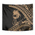 Ikaika Hawaiian Mythic Koa Tribal Warrior Tapestry