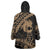 Ikaika Hawaiian Mythic Koa Tribal Warrior Wearable Blanket Hoodie