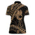 Ikaika Hawaiian Mythic Koa Tribal Warrior Women Polo Shirt