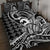 Koa Ikaika Warrior Helmet with Shark Quilt Bed Set Black Kakau Style