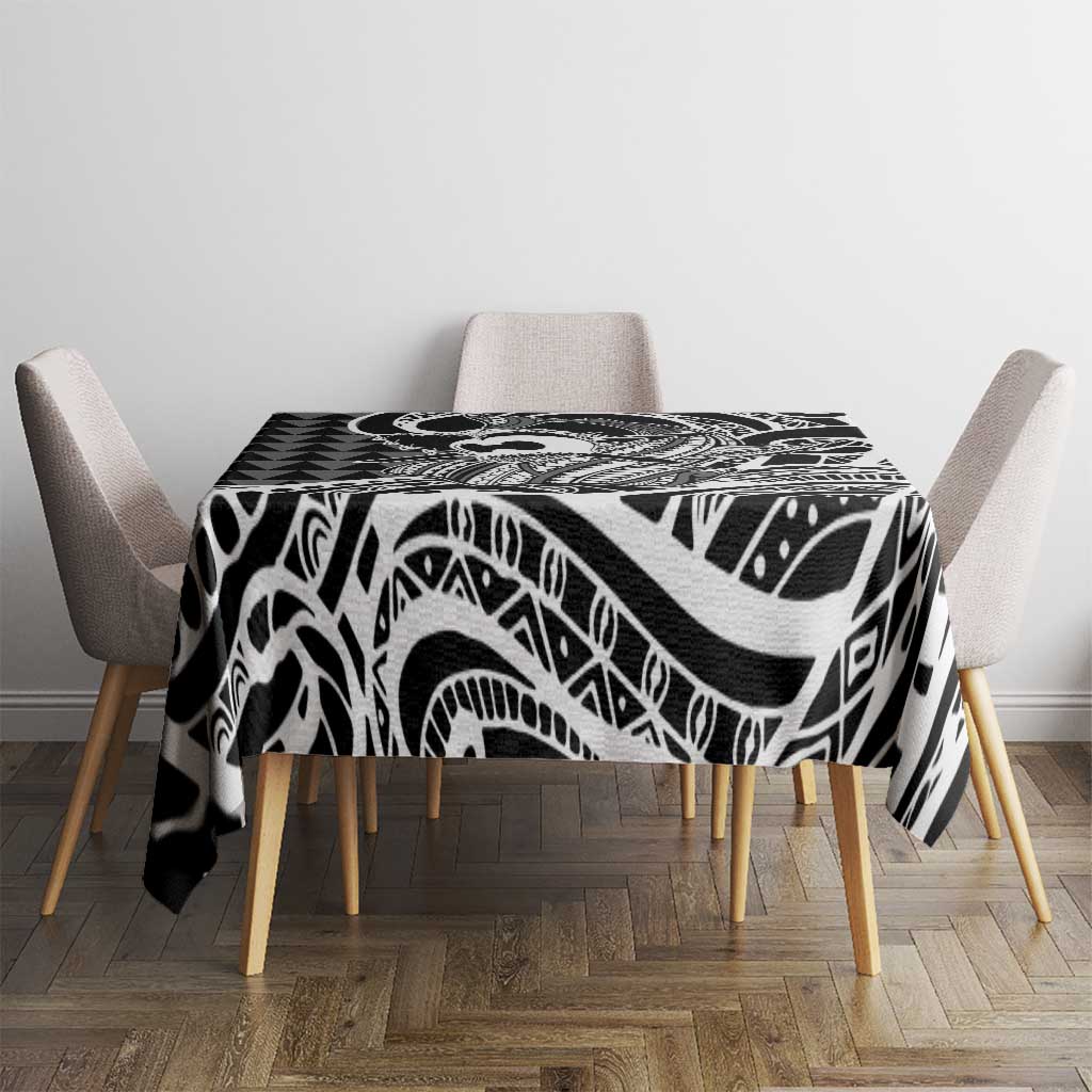 Koa Ikaika Warrior Helmet with Shark Tablecloth Black Kakau Style LT9 - Polynesian Pride
