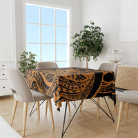 Koa Ikaika Warrior Helmet with Shark Tablecloth Gold Kakau Style LT9 - Polynesian Pride