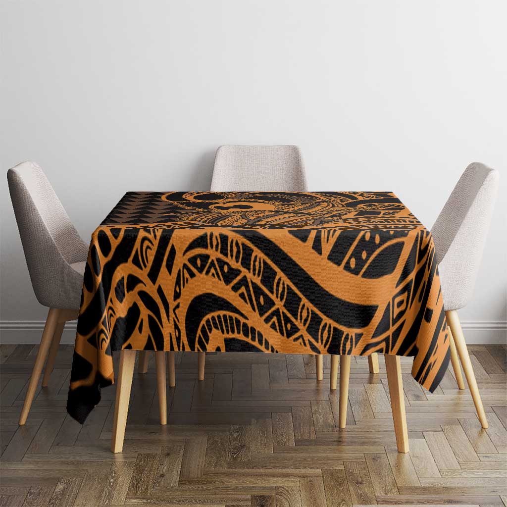 Koa Ikaika Warrior Helmet with Shark Tablecloth Gold Kakau Style LT9 - Polynesian Pride