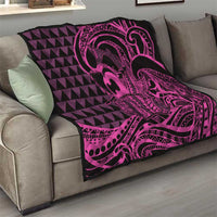 Koa Ikaika Warrior Helmet with Shark Quilt Pink Kakau Style