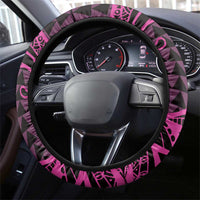 Koa Ikaika Warrior Helmet with Shark Steering Wheel Cover Pink Kakau Style LT9 - Polynesian Pride