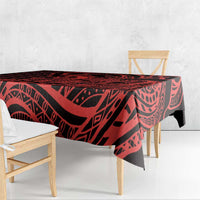 Koa Ikaika Warrior Helmet with Shark Tablecloth Red Kakau Style LT9 - Polynesian Pride