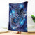 North Island Kokako and South Island Kokako Blanket New Zealand Native Bird with Galaxy Vibe