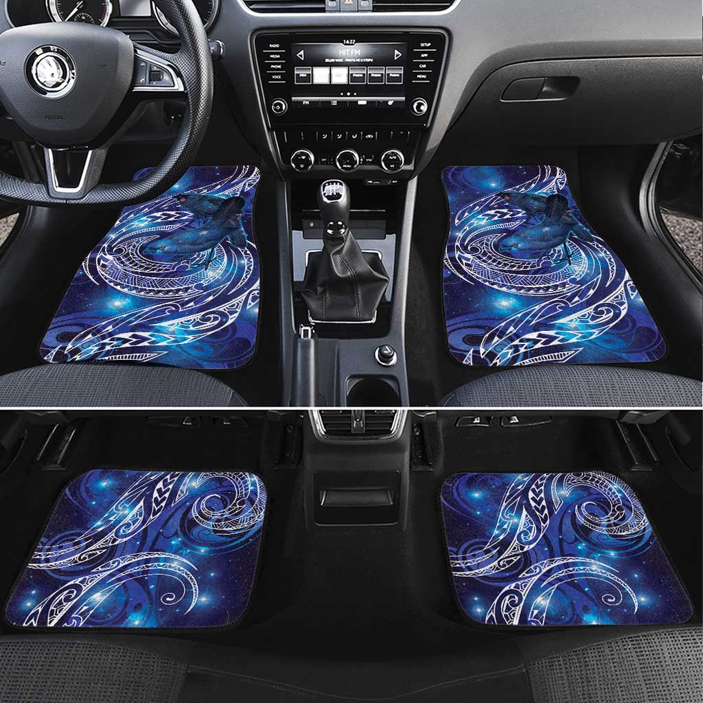 North Island Kokako and South Island Kokako Car Mats New Zealand Native Bird with Galaxy Vibe